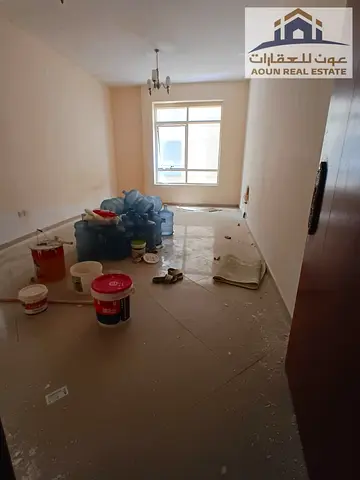 One-bedroom apartment with a living room, direct from the owner, for AED 27,000 payable in 6 installments, located in Al Khan Main Street.