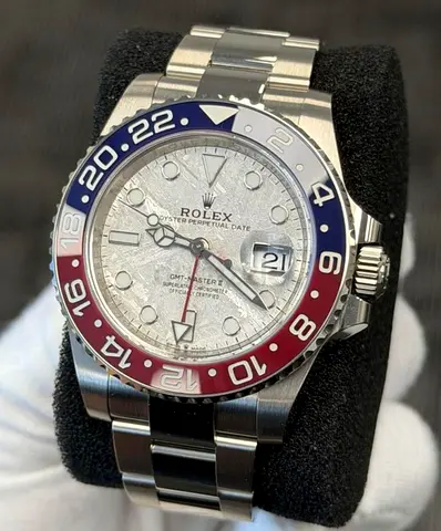 Rolex GMT-Master II Pepsi White dial 1:1 Clone With Box and Card
