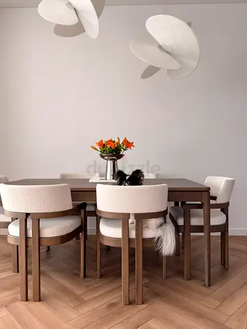 Modern new custom made dining set for sale \ Dining table and chairs for sale with warranty