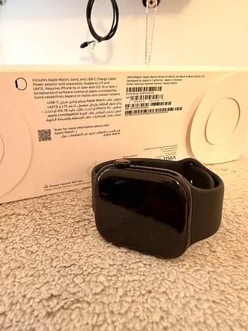 Apple Watch Series 10 46mm Jet Black Al Black SB M/L CEL