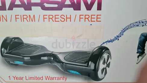 Used Razor-style Electric Hoverboard in Original Box