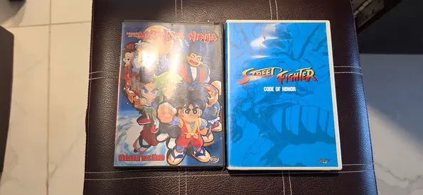 Vintage Street Fighter: Code of Honor + Legend of the Mystical Ninja (VHS/DVD) - Used
