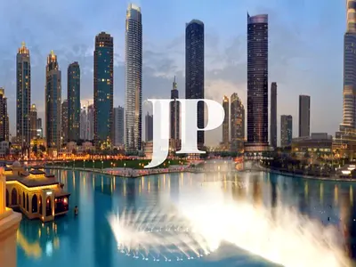 استيقظ على إطلالات بحرية خلابة | معيشة فاخرة على الواجهة البحرية في دبي غرفتي نوم في الطابق العلوي | أوبرا جراند | إطلالات البرج والنافورة