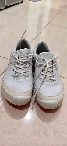 ECCO white leather sneakers, gently used, 41 size