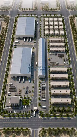 A square plot of land bordered by four streets, situated as the second plot from Al Dhaid Road—an ideal long-term investment.