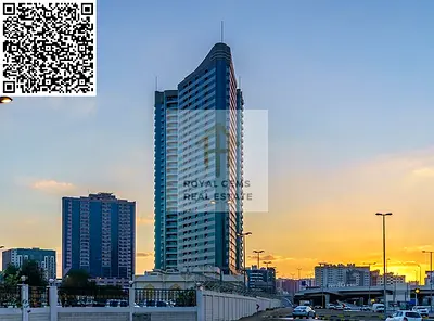 🔥 جاهزة للسكن فوراً | غرفة وصالة فاخرة في كونكور تاور – عجمان 🏙️✨