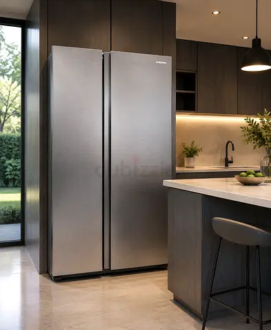 Samsung Matt Black Two Door Refrigerator