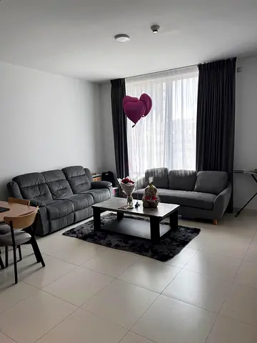 Grey 3-seater Sofa and 3-seater Couch Set with Coffee Table