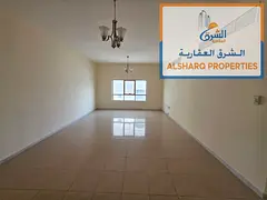 Two-bedroom apartment with a living room for annual rent, directly on Ajman Corniche, with an excell