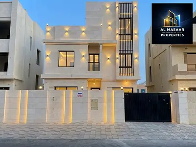 للبيع فيلا فاخرة في منطقة الباهية – عجمان طابقين ورووف بسعر مميز شامل رسوم التسجيل والتمليك لجميع الجنسيات