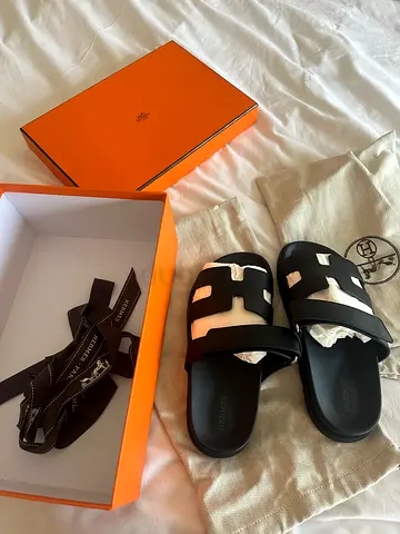 Hermes Chypre women sandals brand new, original. (with box and dust bag)