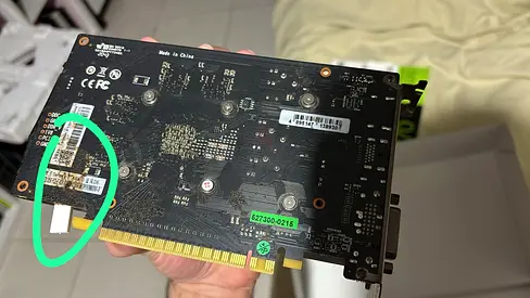Used Graphics Card 1650, had spilled liquid on but tested for 1 year with 0 effect