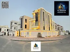 Corner villa with a large yard and a large setback in front of the villa. The price includes registr