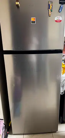 Hisense 599 Liter Refrigerator Double Door Top Mount Silver Model -Good Working Condition