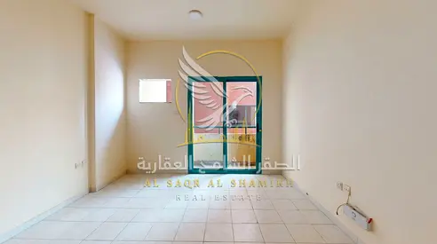 One bedroom and living room for annual rent in Al Butina Spacious area balcony finished and ready to move in