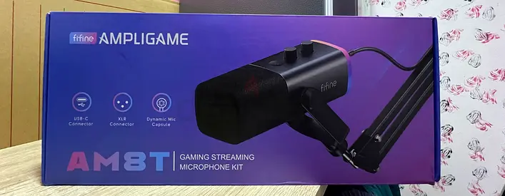 Fifine AM8T USB Gaming/Streaming Microphone Kit - Like New