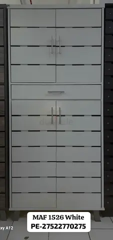 White Wooden Wardrobe / Storage Cabinet - Brand new