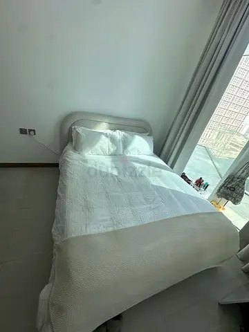 King size bed with mattress & frame
