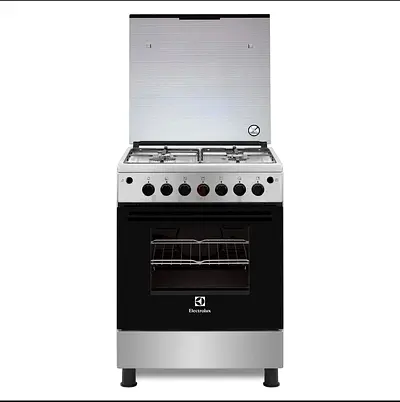 Electrolux 4-Burner Gas Cooker with Oven - Stainless Steel