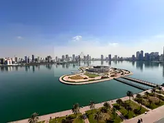 4-Bedroom Apartment with Gulf Sea View | Maid’s Master Room | Huge Spaces | Free AC, Gym & Parking
