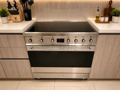 Smeg Stylish Induction 5 Burners Cooking Range Sam Like New Condition 90cm