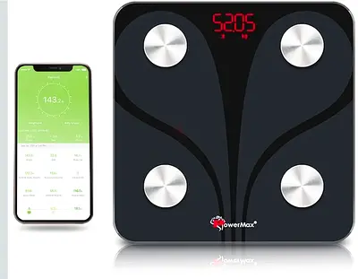 Smart Body Fat Scale with App Connectivity (like PowerMax) - Excellent Condition