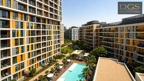 Elevated 1BR | Serene Pool & Park Views