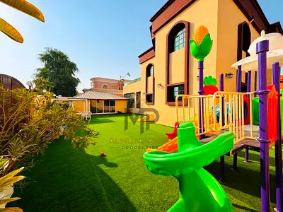 A luxury villa for sale with an area of ​​6,700 square feet, in a prime location directly in front of the mosque and near schools, vital facilities an