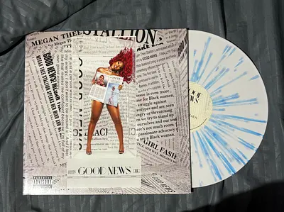 Megan Thee Stallion - Good News (White & Blue Splatter Vinyl)