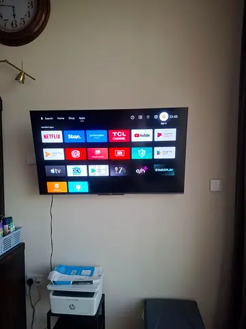 50 inch 4k television with original remote