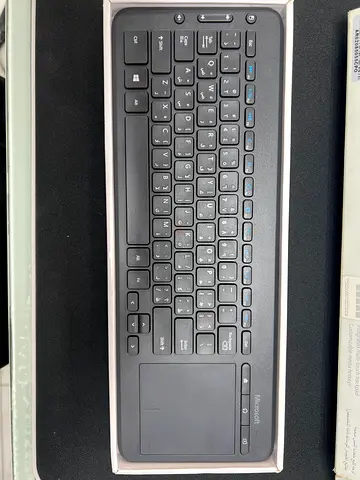 Microsoft Wireless Keyboard with Built-in Touchpad - Good Condition