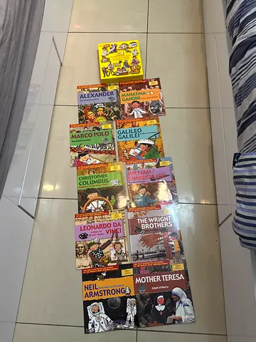 Assorted Usborne 'Illustrated Life Stories' and Children's History/Science Books - Set of 12+