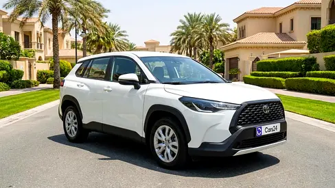 AED 925/m | 0 DP | Free 3 Months Warranty | Service History | 30D Return | TOYOTA COROLLA CROSS 2022