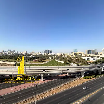 Luxury apartment, second occupancy, one bedroom and living room with open balcony. Ajman City Tower
