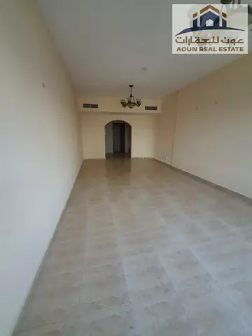 3 bedrooms and a living room in Al Taawun area with a direct view. Spacious areas - Prime location - Free air conditioning - Free parking