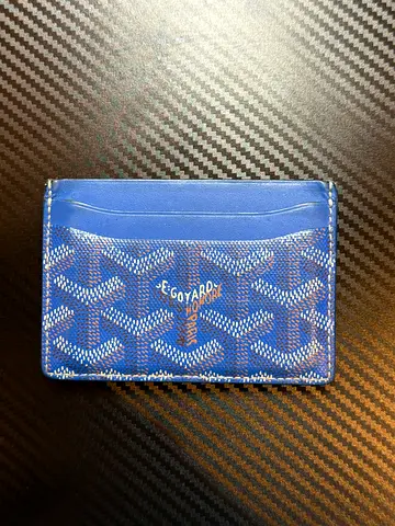 Goyard Saint Sulpice Card Holder - Sky Blue **100% AUTHENTIC**