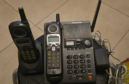 Panasonic Cordless Home Phone Set with Answering Machine. Working Condition
