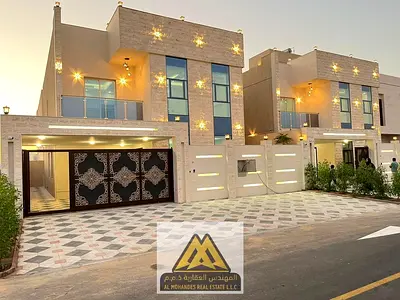 فيلا جديدة بتصميم راقٍ ومساحات واسعة وحوش خاص ومواقف مغطاة – الياسمين، عجمان للإيجار السنوي في منطقة الياسمين – عجمان، فيلا مميزة أول ساكن وجاهزة للسك