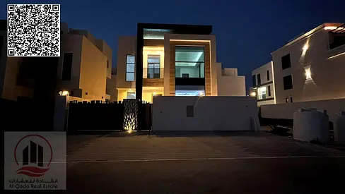 للبيع بمنطقة الباهية | مودرن فيلا 5 غرف ومجلس وصالة وروف بسعر شامل رسوم التسجيل
