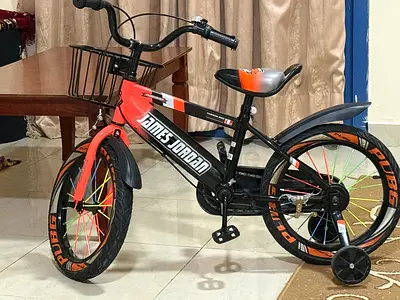 Kids' James Jordan 16-inch Bicycle with Training Wheels and Basket