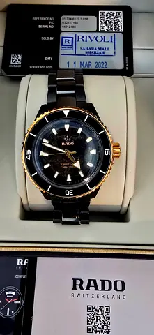 💯 % Original Rado Captain Cook Hitec Ceramic 44mm brand new condition with Revoli Documents