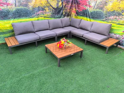 Beautiful 6 Seater Outdoor Garden Sofa