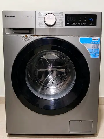 Panasonic Front Load Washing Machine 8kg, 1400 RPM غسالة ملابس باناسونيك تحميل أمامي، سعة 8 كجم، سرع