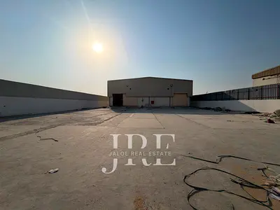 Warehouse + Open yard for Rent | high power 100 KW