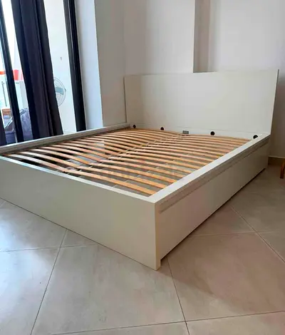 IKEA malam bed with mattress King size bed