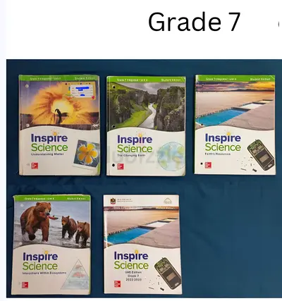 Inspire Science Grade 7 books