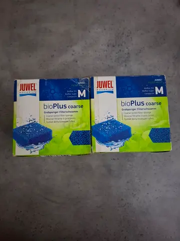 Juwel bioPlus coarse filter foam M - 6 boxes, new