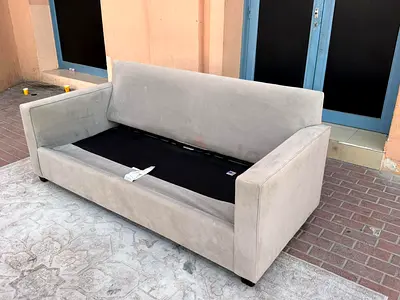 Comfortable West Elm 2_ Seater Sofa Bed Perfect Condition