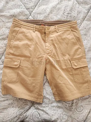 Original Missoni Men’s Beige Cotton Cargo Shorts – Size IT 50 / Large