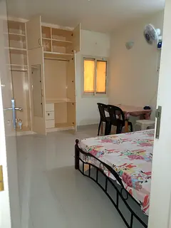 Furnished room for Keralite couples with separate bathroom